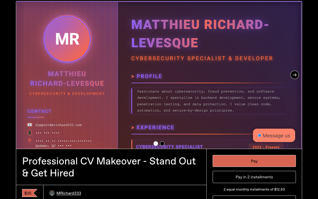 CV Makeover