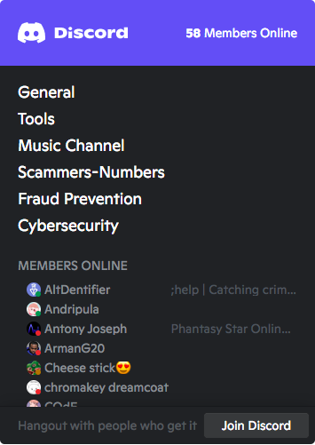 Discord technology server